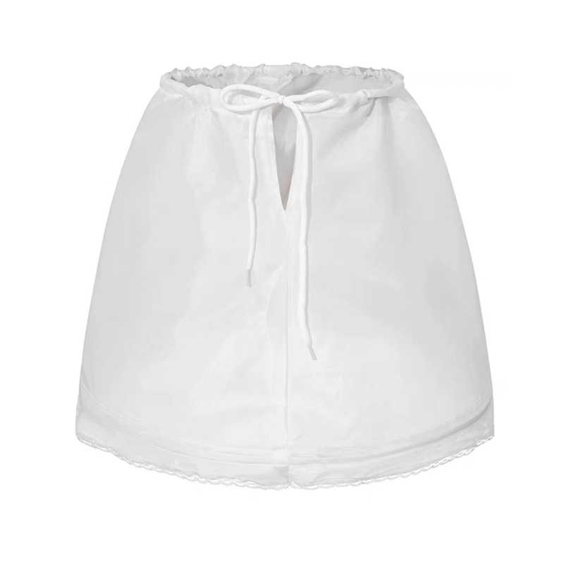 Oneri Áo Khoác Dài Nửa Bàn Chân Màu Trắng Bằng Vải Petticoat In Hoa Cho Bé Gái