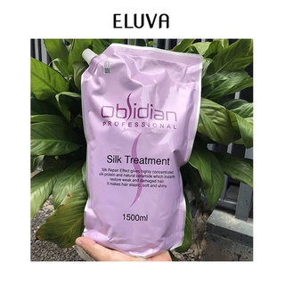 Túi dầu hấp ủ dưỡng tóc Obsidian siêu mượt phục hồi tóc Obsidian Silk Treatment 1500ml