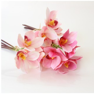 Bó hoa lan orchids cao cấp giống thật 99%