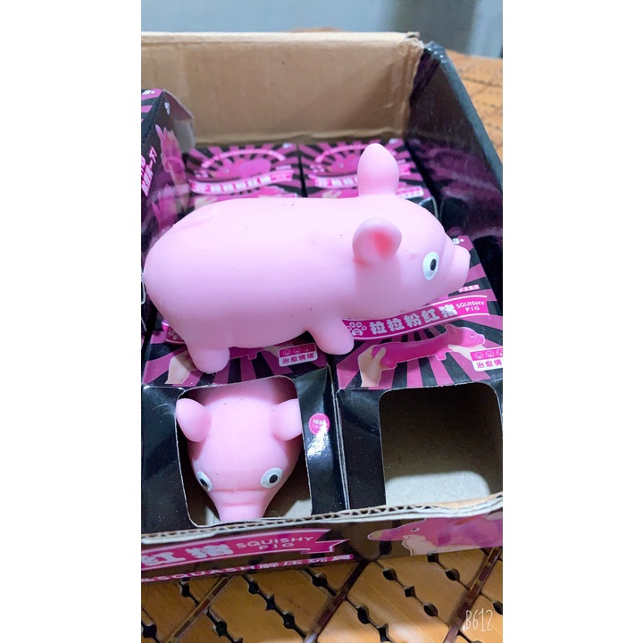 Heo Hồng mềm dẻo siêu kute-đồ chơi squishy heo hồng đáng yêu kéo dài