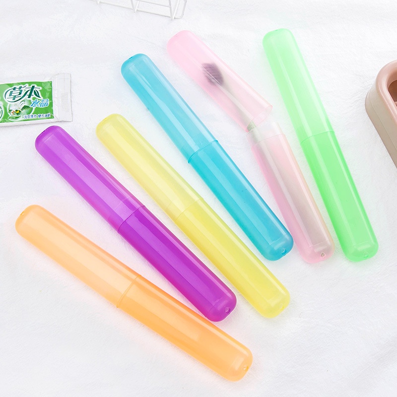 Hộp Trong Suốt Đựng Bàn Chải Đánh Răng Du Lịch Tiện Lợi dalong2