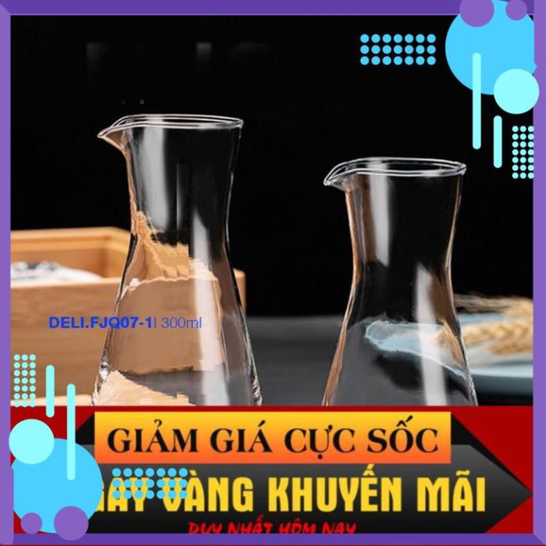 [HÀNG CHẤT LƯỢNG]  Bình Rót Thủy tinh 300ml có mỏ Rót