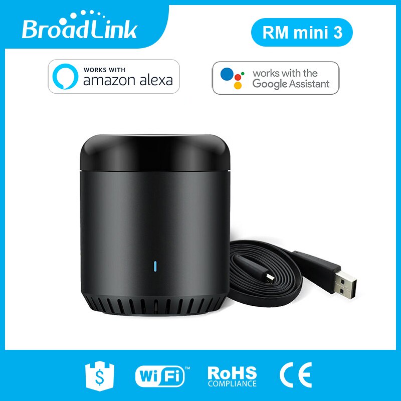 Trung tâm điều khiển nhà thông minh BROADLINK RM PRO+ - RM mini 3 cho ios iphone 13 ipad, Android samsung s22, Xiaomi,..
