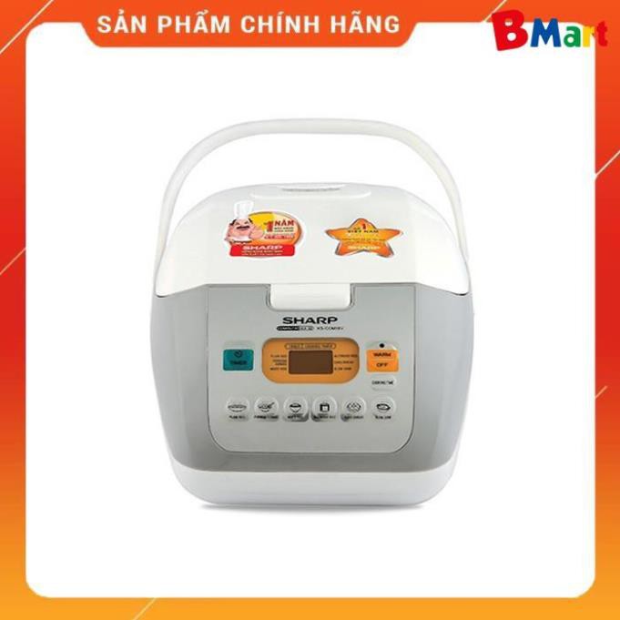 Nồi cơm điện điện tử Sharp KS-COM19 1.8L (Trắng) - Hàng nhập khẩu - BM