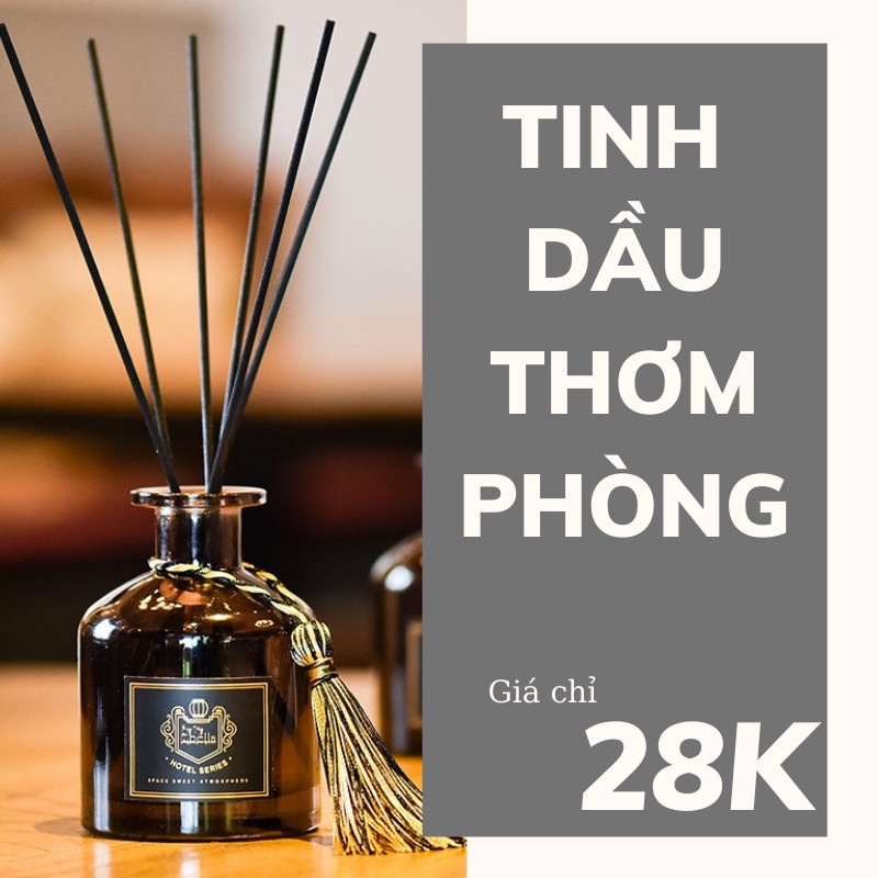 Nước Hoa Để Bàn, Tinh Dầu Thơm Phòng Có Que Khuếch Tán Lưu Hương Lâu