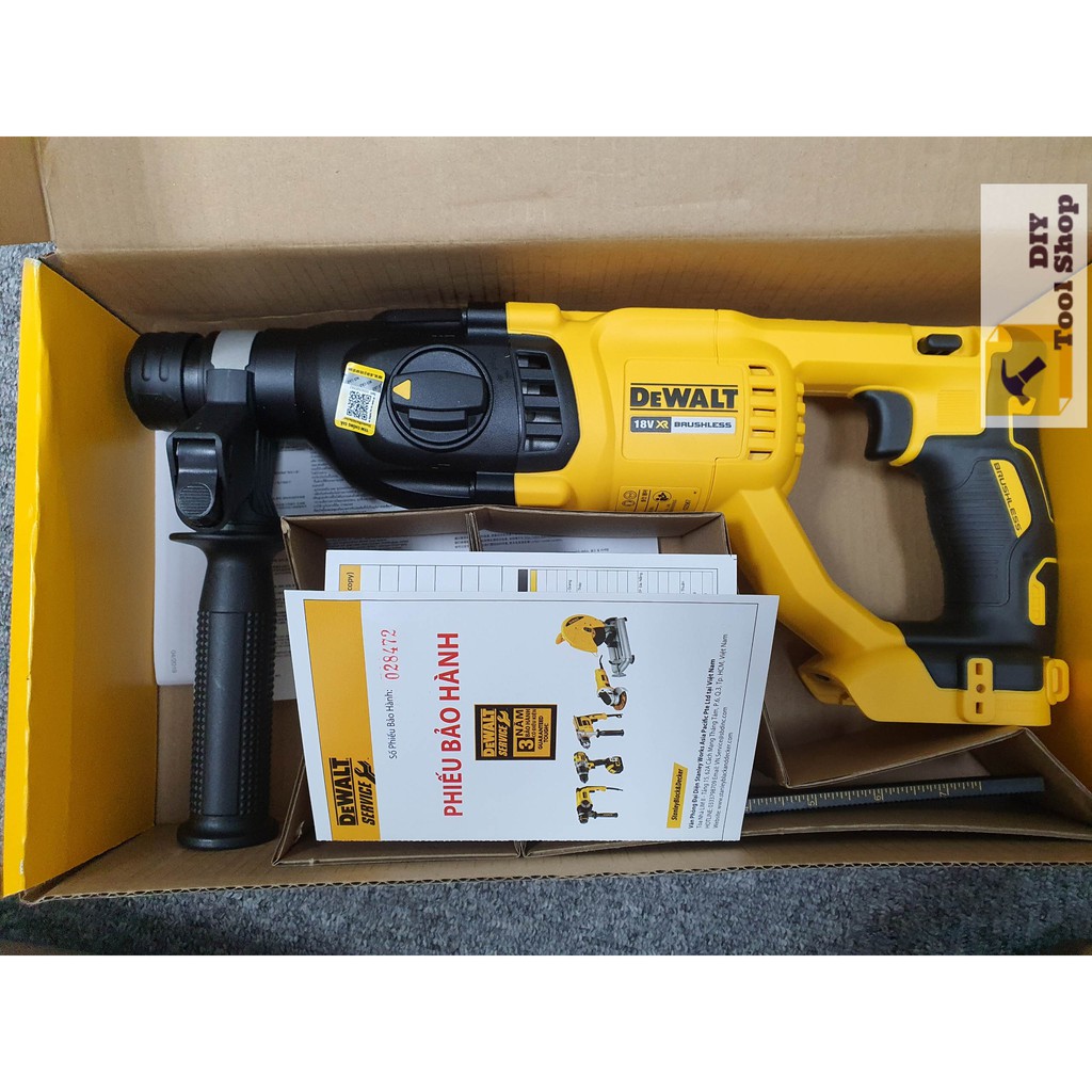 Máy Khoan Bê Tông 3CN 26MM Dùng Pin 18/20V DEWALT DCH133N - Chính Hãng - SKU DCH133 DCH133N-KR