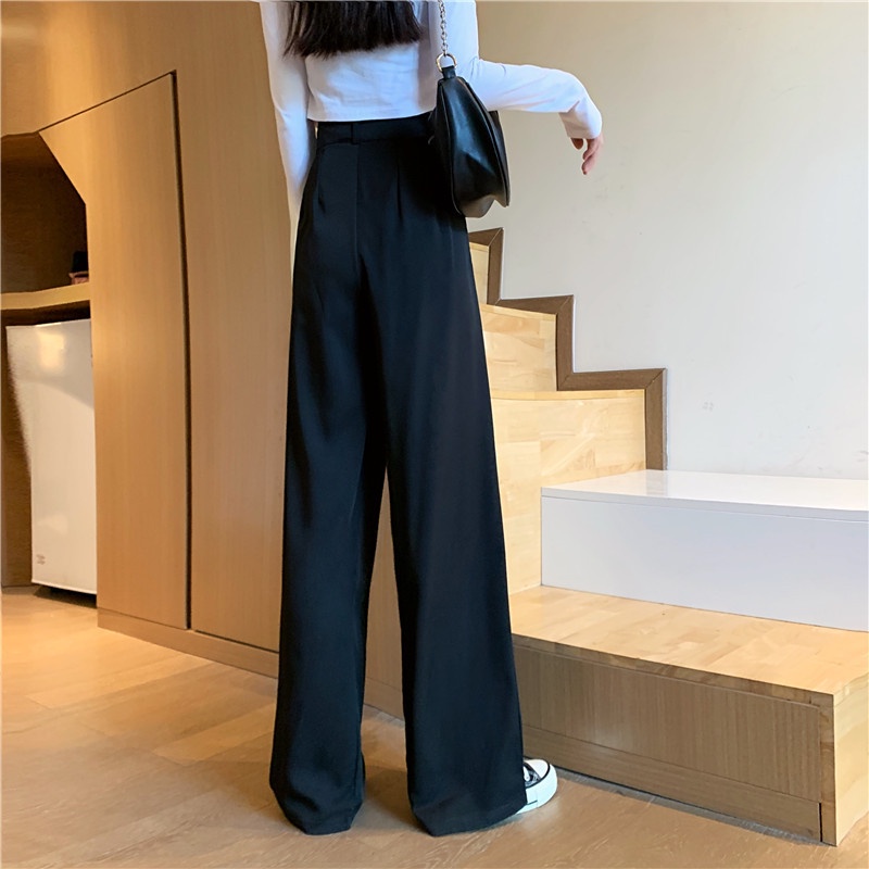 Quần ống rộng IELGY kiểu mỏng thời trang cho nữ