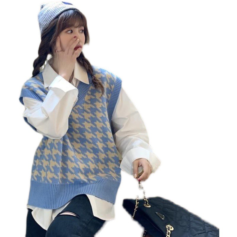 Áo Vest Cổ Chữ V Thời Trang Retro Hàn Quốc