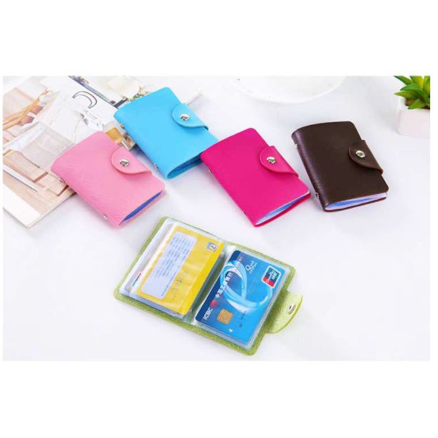 Ví đựng 24 thẻ các loại có khóa bấm