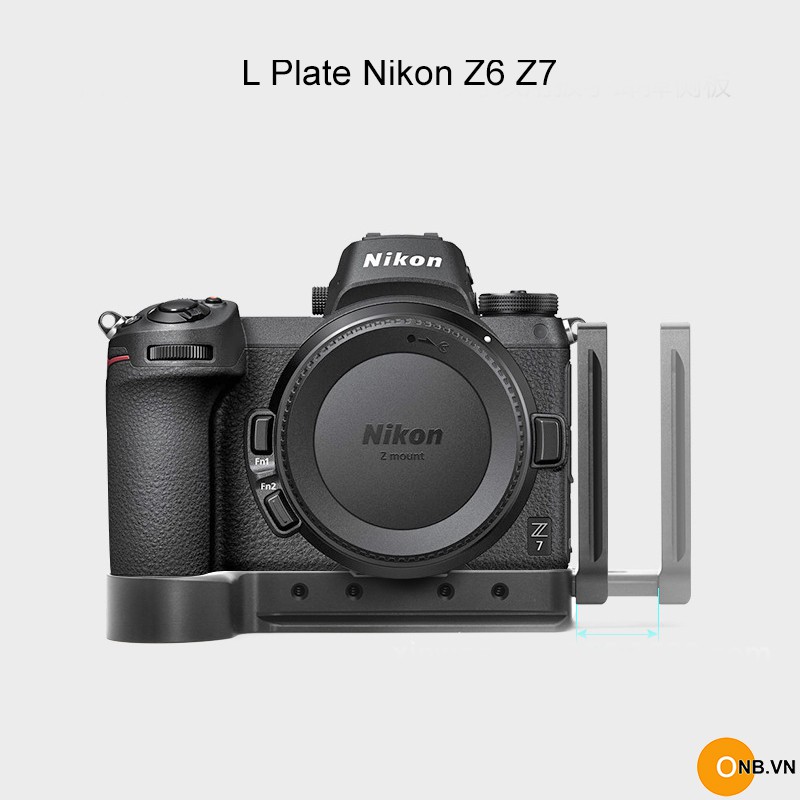 L Plate Bảo vệ cho Nikon Z5 Z6 Z7 Z6II Z7II kèm cold shoes