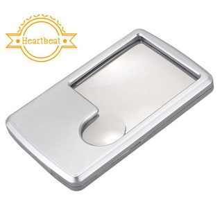 Kính Lúp Bỏ Túi Có Đèn Led Phóng To 3x 6x Tiện Lợi Chất Lượng Cao