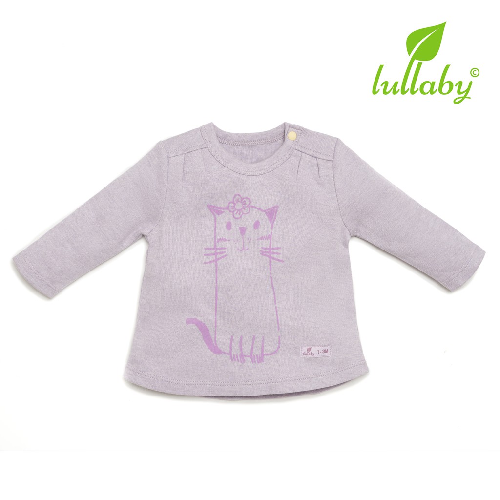 LULLABY Aó bé gái xếp ly vai NH01-17