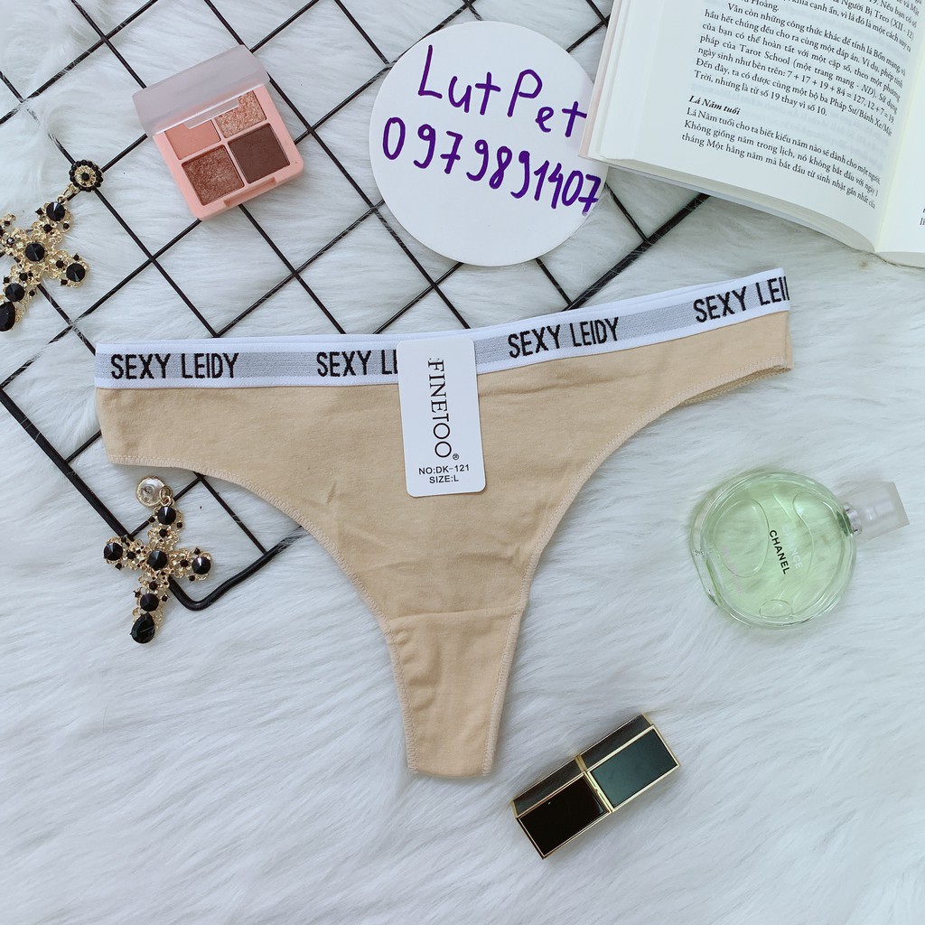 TỰ THIẾT KẾ - RẺ - Quần lót nữ lọt khe kháng khuẩn thể thao co giãn thoáng mát gợi cảm Sexy Leidy | BigBuy360 - bigbuy360.vn
