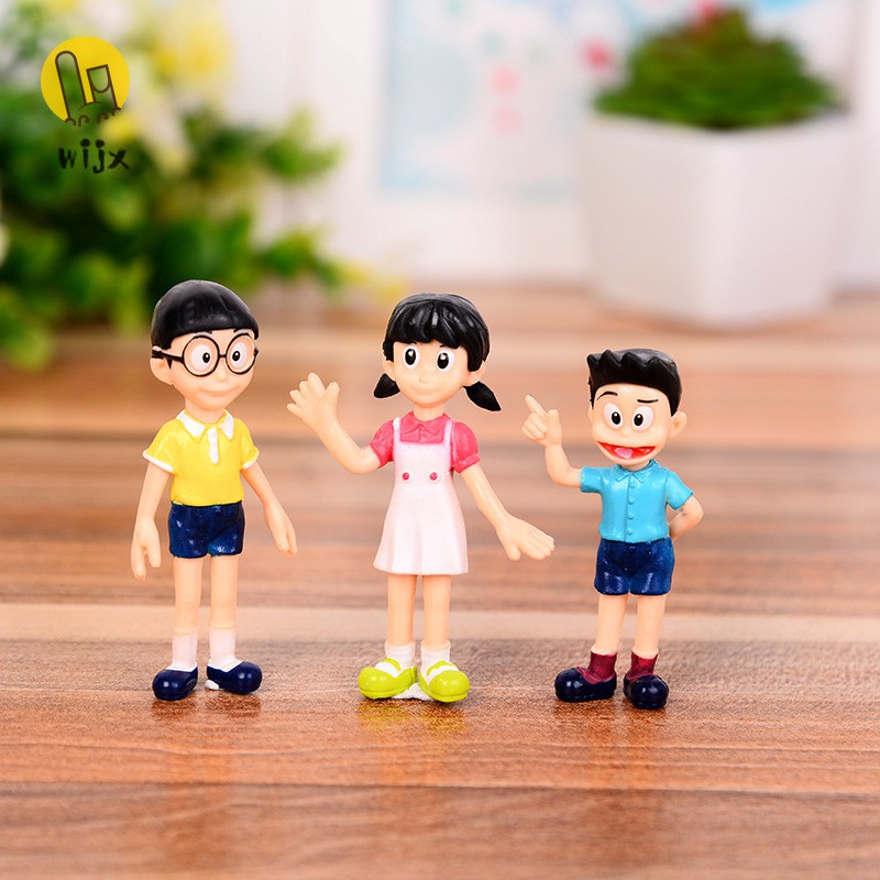 NOBITA NOBI VN Set 5 Mô Hình Đồ Chơi Nhân Vật Trong Phim Hoạt Hình Doraemon