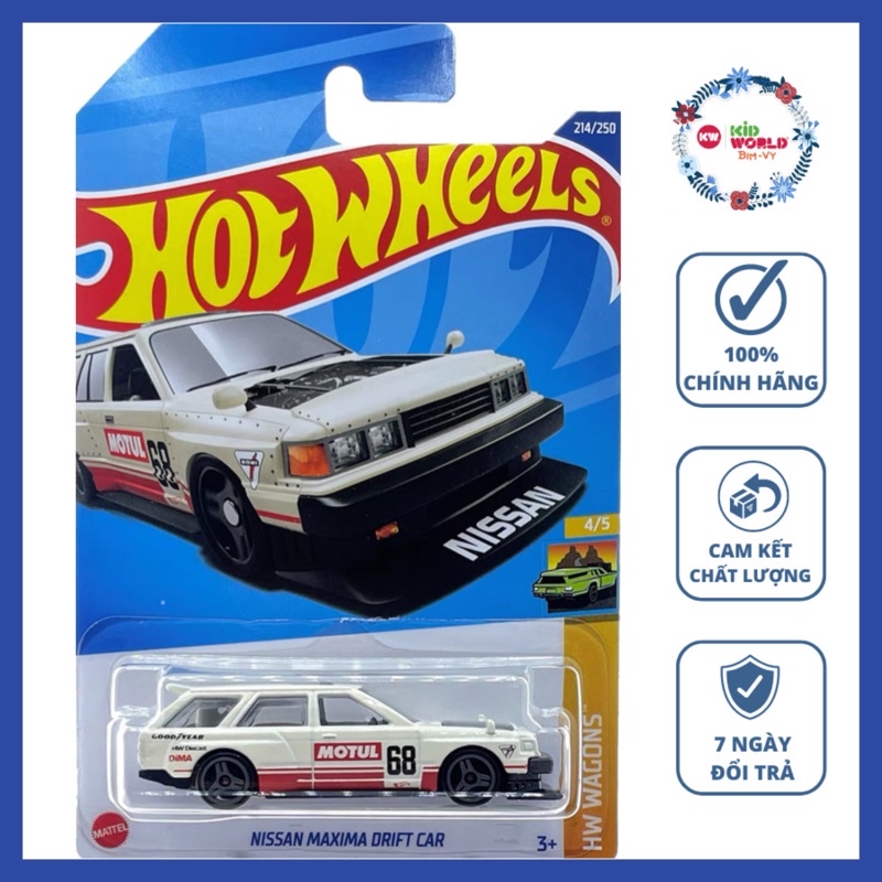 Xe mô hình Hot Wheels basic Nissan Maxima Drift Car HCT17.