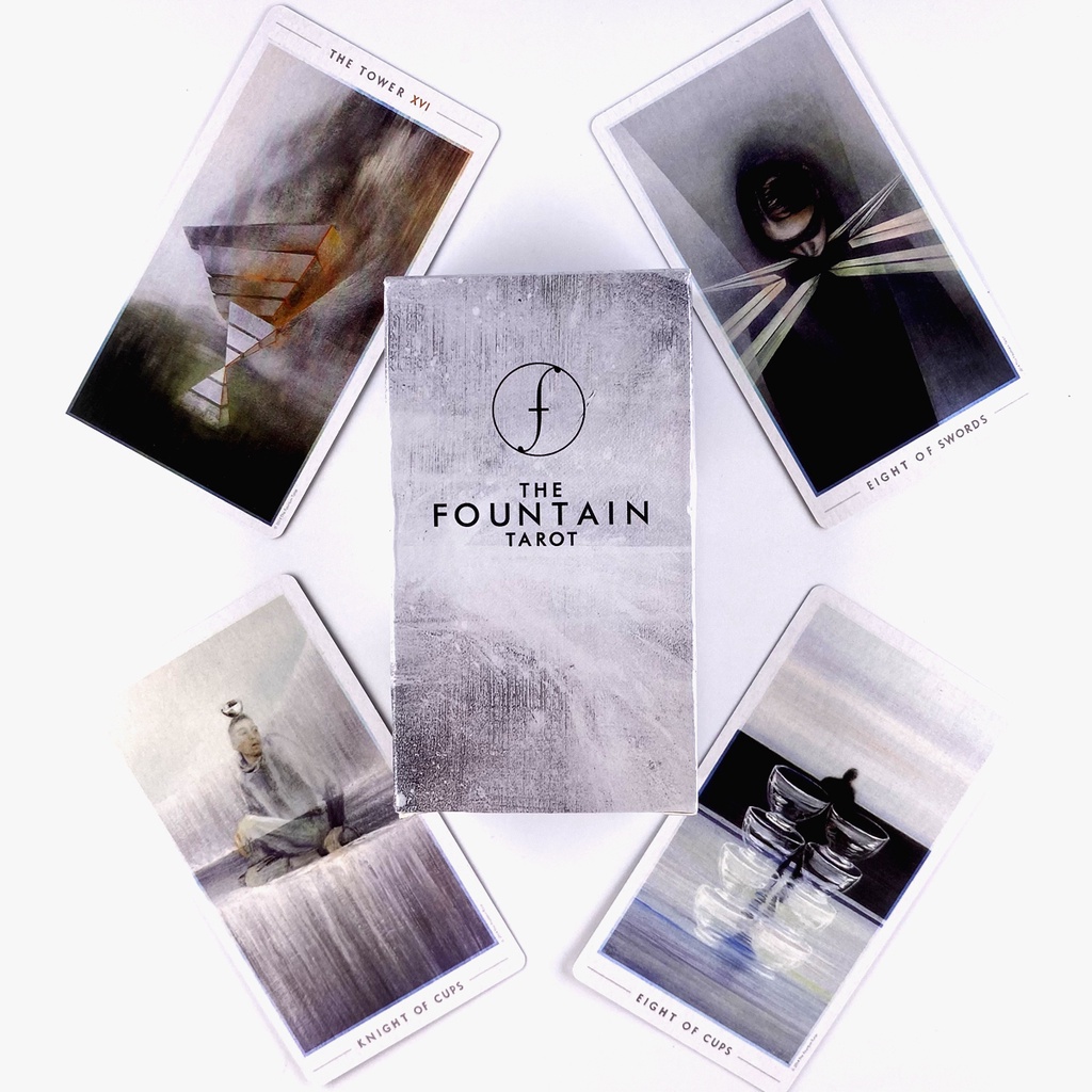 Bộ Bài Tarot Bằng Gỗ Đen Kèm Sách Hướng Dẫn