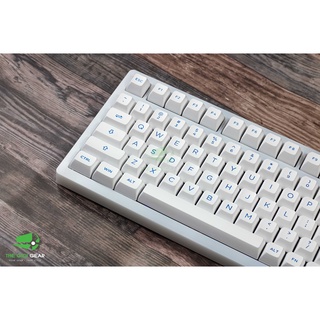 [Quà 200k] Bàn Phím Cơ Không Dây - AKKO PC75B Blue & White (Bluetooth 5.0 / Wireless 2.4Ghz / Hotswap / Foam tiêu Âm)