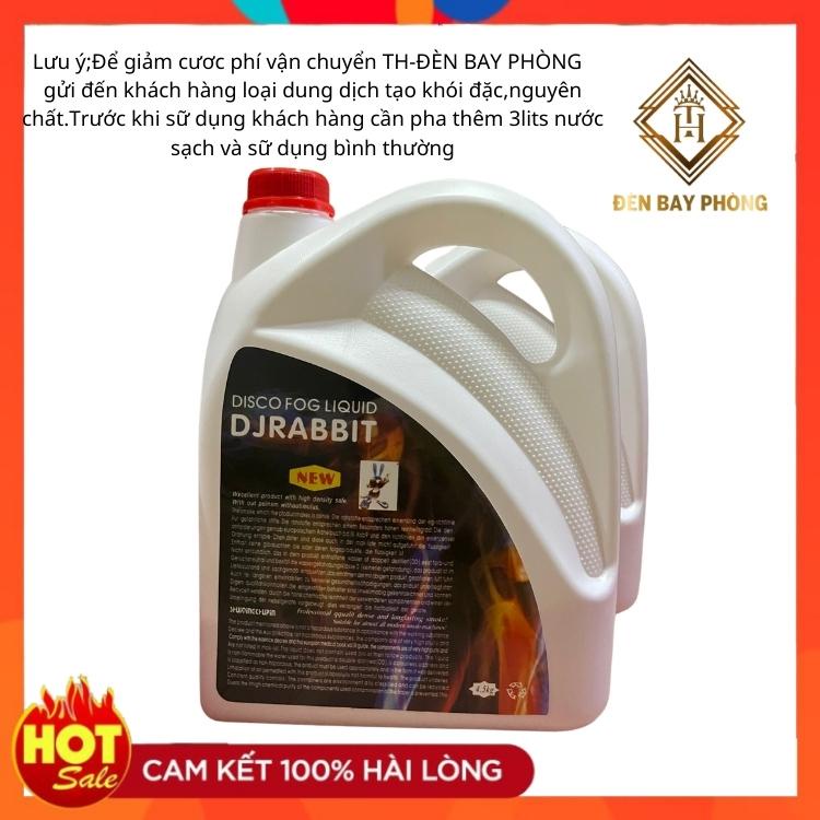 DUNG DỊCH KHÓI KHÔNG MÙI, nước khói DJ RABBIT  can 5lit nguyên liệu tạo khói sân khấu