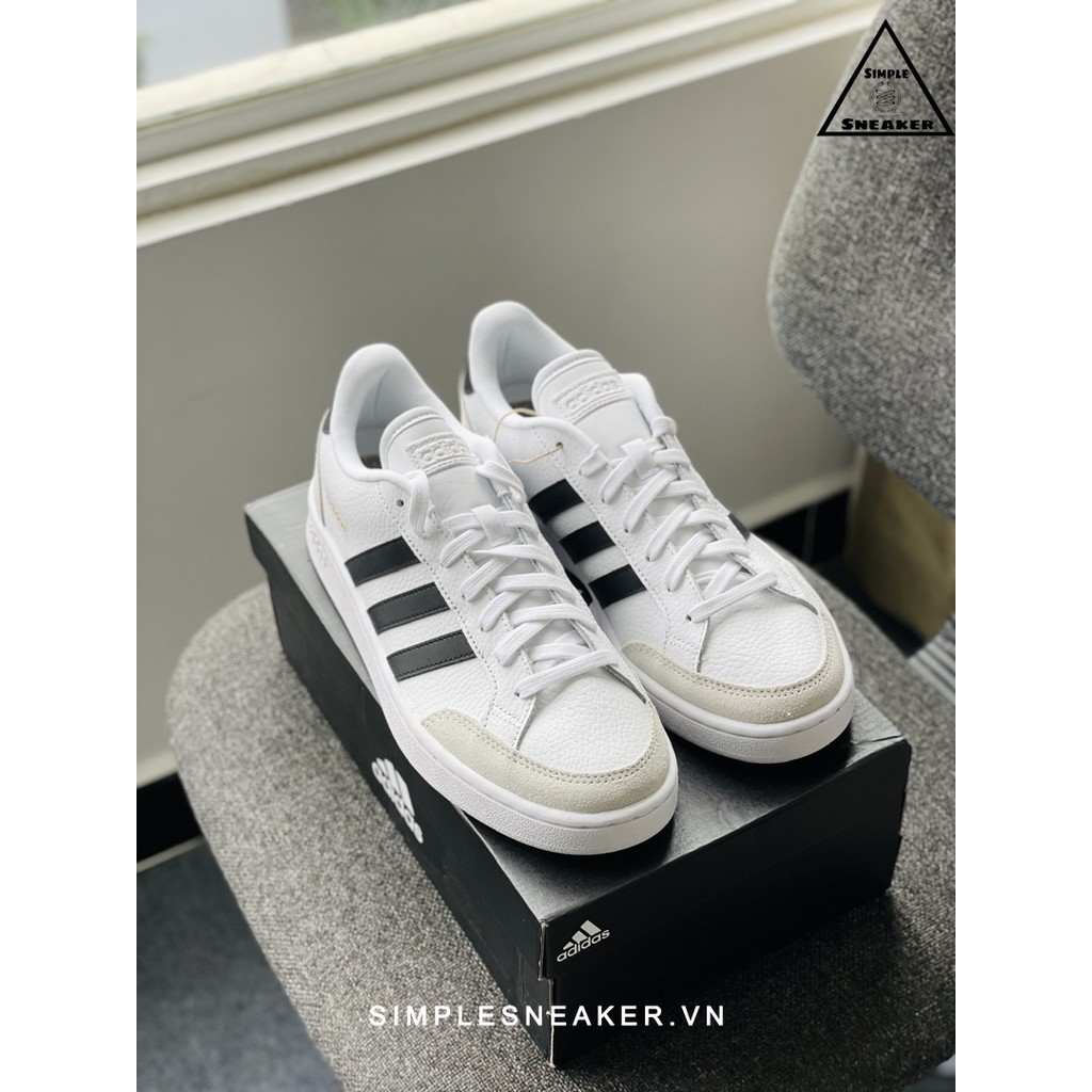 Giày Adidas Nam Chính Hãng 🔴FREESHIP🔴 Giày Thể Thao Sneaker - Adidas Grand Court SE Orbit Grey Chuẩn Auth