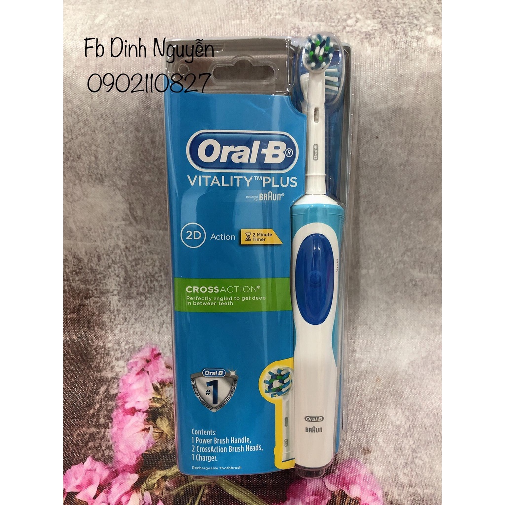 Bàn Chải Đánh Răng Điện Oral B Vitality Precision/ Floss/Cross