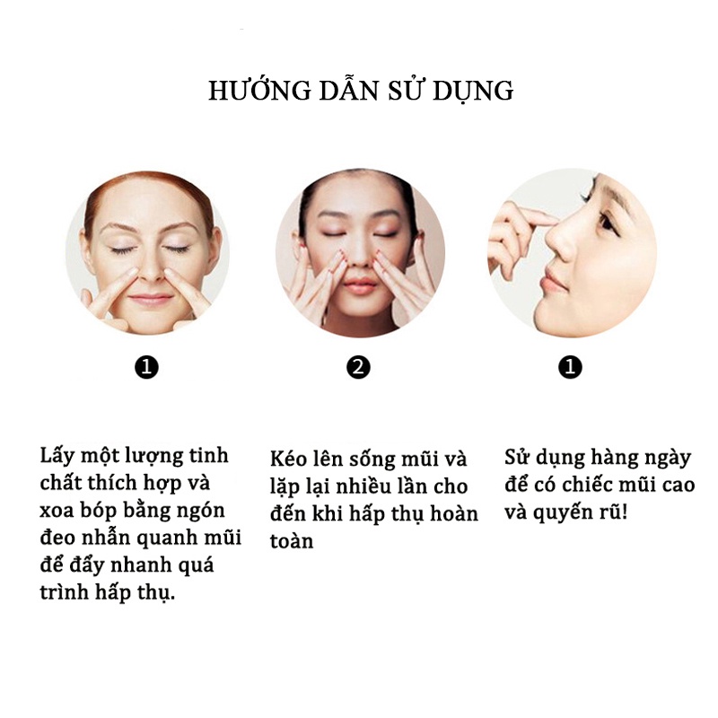 Tinh Dầu Massage Mũi Hỗ Trợ Quá Trình Massage Giúp Thu Gọn Cánh Mũi Nâng Cao Sống Mũi Hiệu Quả