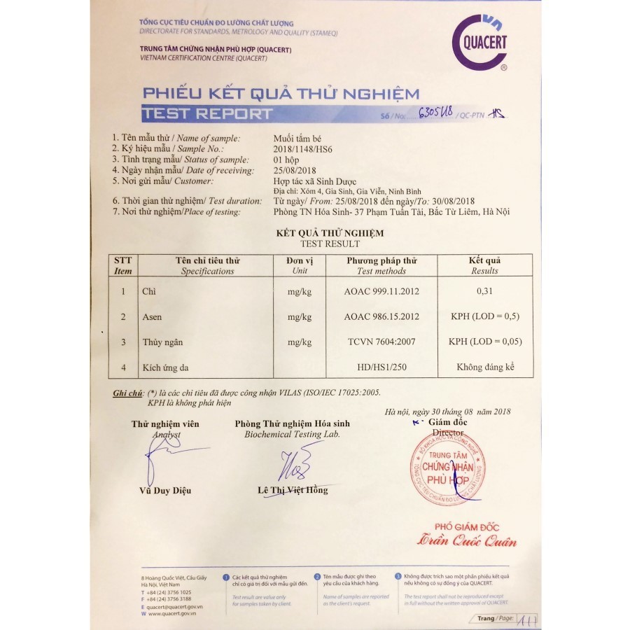 Muối Tắm cho bé eco - eco gold 100% Từ Thảo Dược HTX Sinh Dược 200g-400g