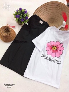 Áo phông hoa đào in lưng(YB/MV)