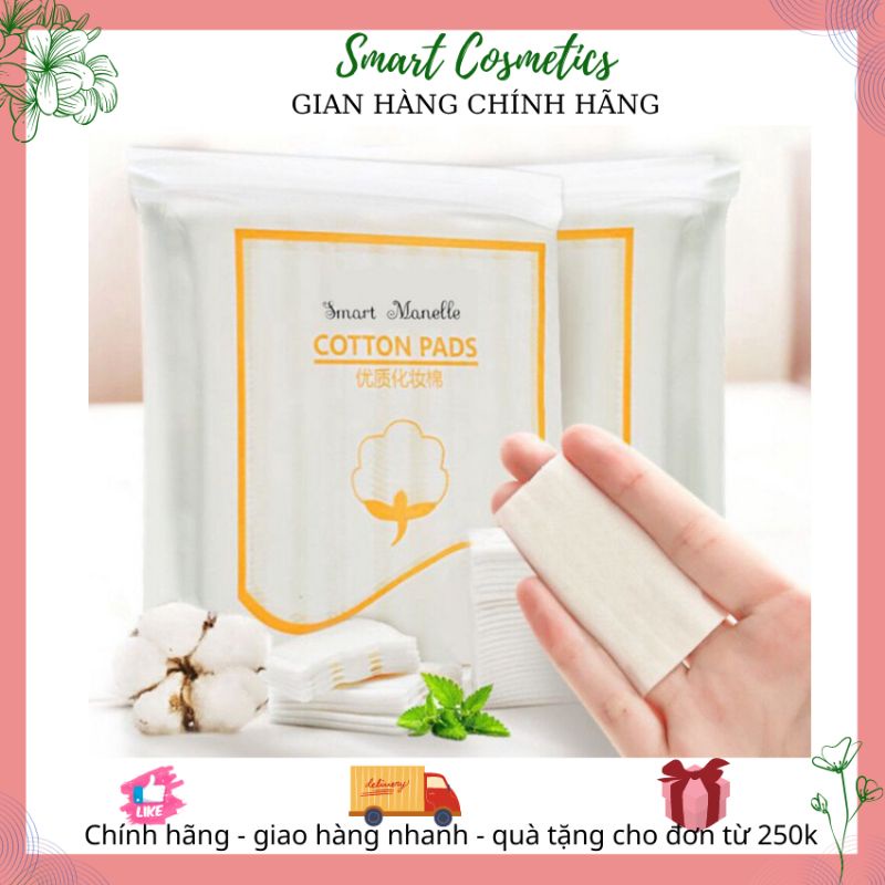 Bông tẩy trang 3 lớp Cotton Pads 222 miếng, bông tẩy trang giá rẻ mềm mịn, chăm sóc da hiệu quả