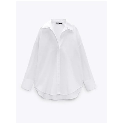 ÁO SƠ MI ZARA XUẤT NỮ OXFORD DÀI TAY - 8275/952 2157/226