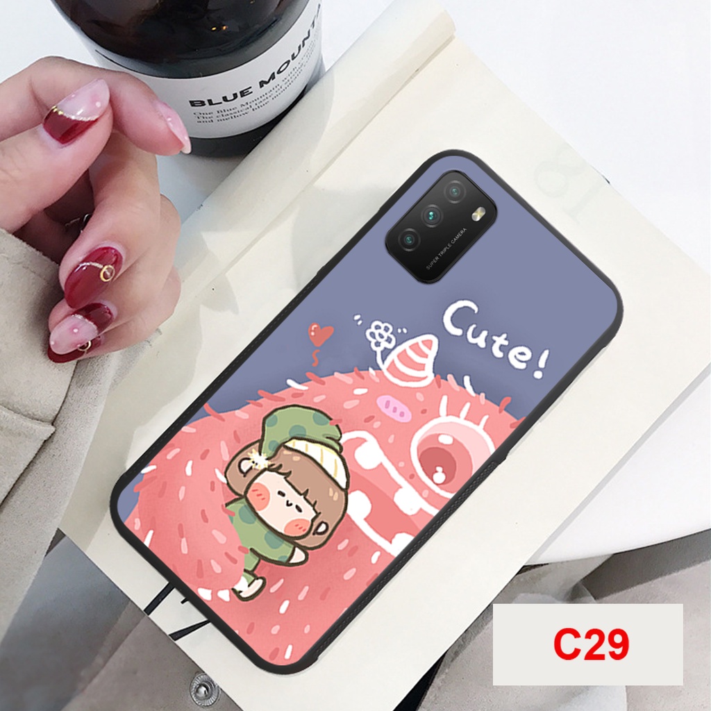 ỐP LƯNG XIAOMI REDMI 9T-POCO M3-POCO X3 NFC- MI 10T PRO 5G IN NHÂN VẬT ĐÁNG YÊU CỰC ĐẸP