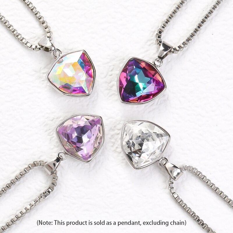 Vòng cổ Mặt Kính Đính Đá Lấp Lánh Kèm Móng Vuốt Đồng