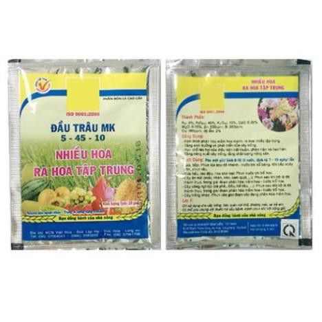 Phân bón lá đầu trâu MK NPK 5-45-10 giúp ra nhiều hoa - ra hoa tập trung