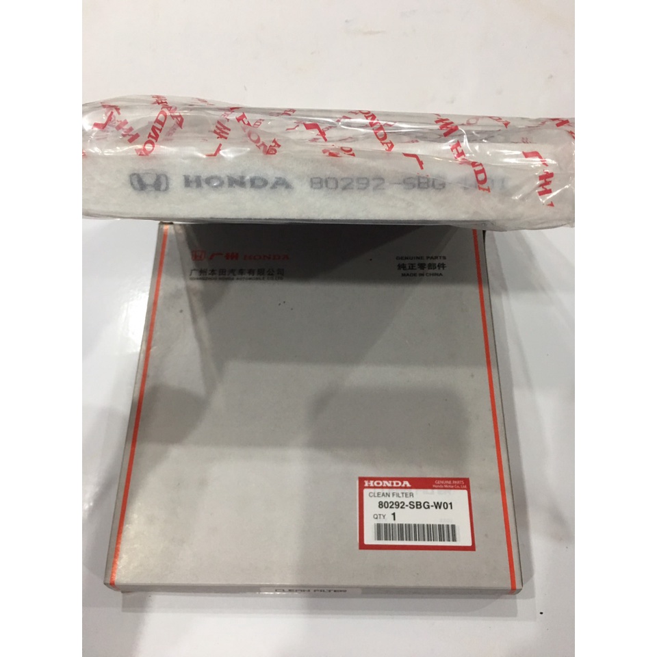 Lọc gió điều hòa, Lọc gió máy lạnh Honda CRV, Civic 80292-SBG-W01 than hoạt tính
