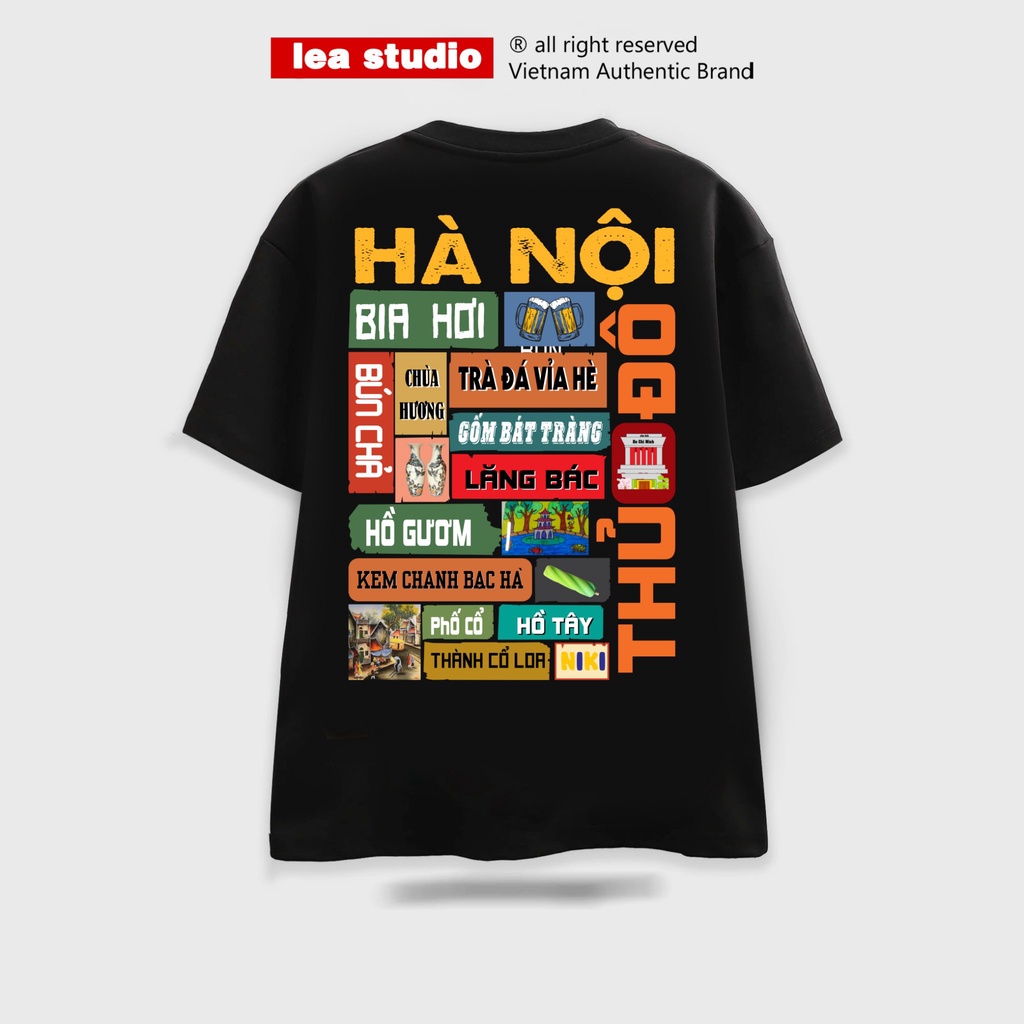 Áo Thun Hà Nội Unisex Basic Tee phông trơn nam nữ