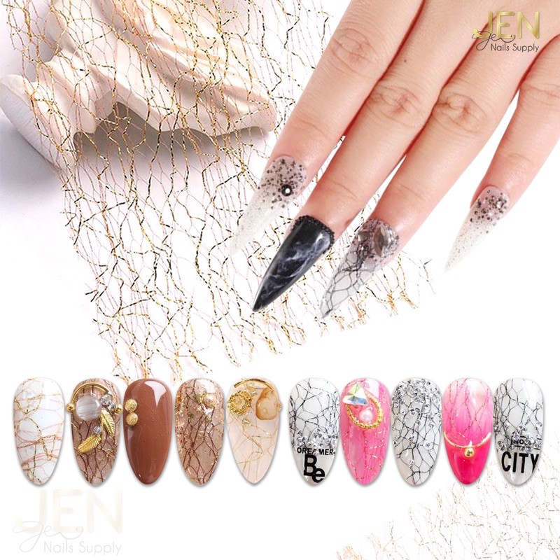 Ren lưới đắp ẩn-phụ kiện nail móng