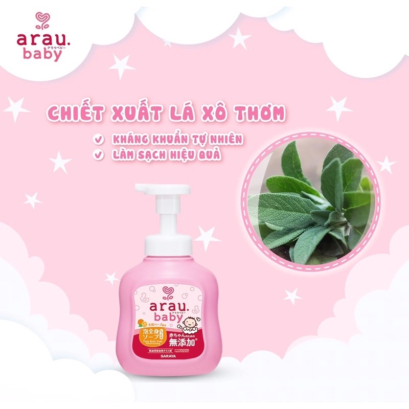 SỮA TẮM ARAU NHẬT MUA 1 tặng 1