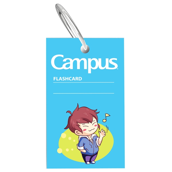 Flashcard Emoji Boy - size M - FCM-EMJ85-B - Mẫu 6 - Campus