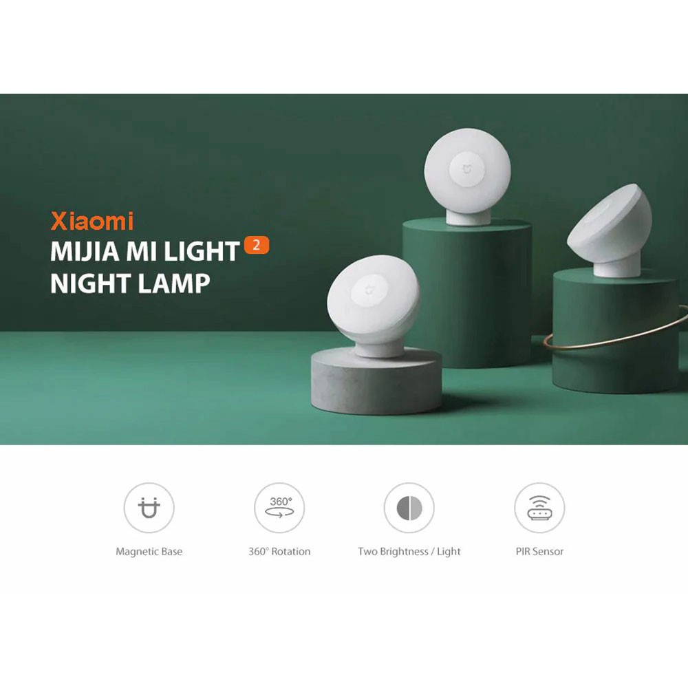 [Bản Quốc Tế] Đèn ngủ cảm biến Xiaomi Mijia gen 2 MJYD02YL dùng pin AA - Bảo Hành 6 Tháng - Shop Điện Máy Center