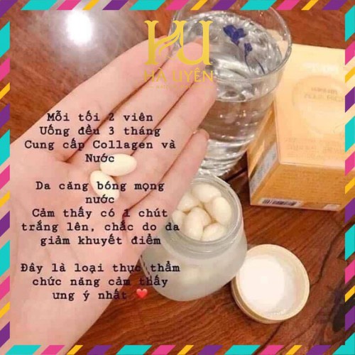lô hàng nhanh Viên Uống Cấp Nước Bảo Vệ Sức Khỏe Phiên Bản Mới , Chống Nắng Collagen Innerb Aqua Rich Hộp 70 Viên [ Chín