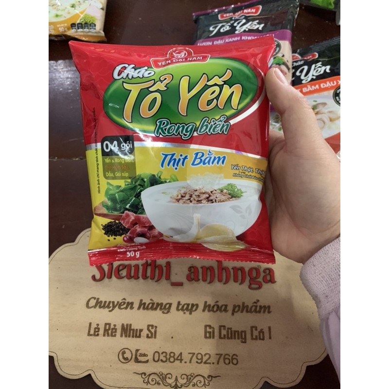 Cháo Tổ Yến Gói 50g Đủ Vị Đại Nam