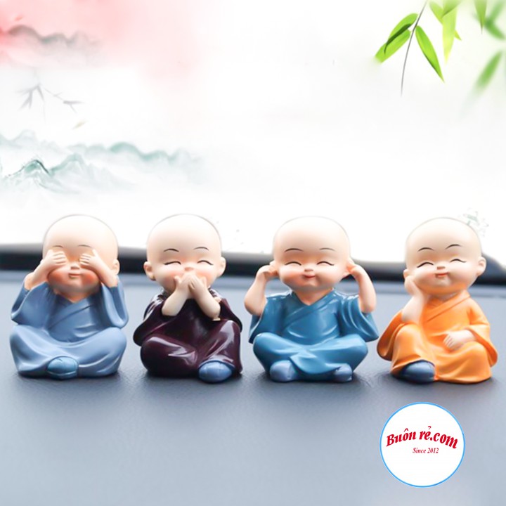Bộ 4 Tượng Phong Thủy- Bộ tượng 4 chú tiểu br 00595