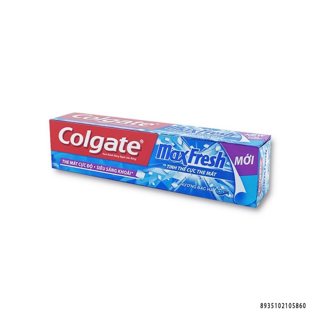 Kem đánh răng Colgate Maxfresh tinh thể pha lê tuyết cực the mát 180g