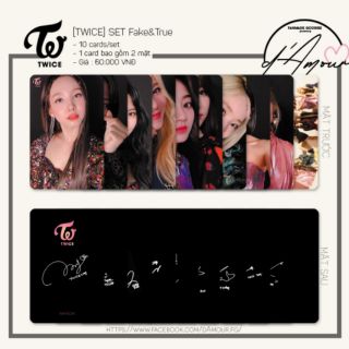 Bộ ảnh thẻ twice