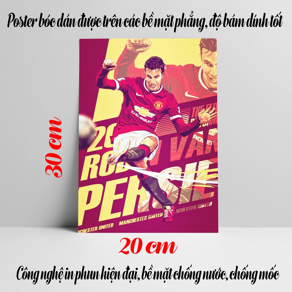 Poster Robin Van Persie, Ảnh Dán Tường Robin Van Persie Cực Đẹp, Poster Bóng Đá Có In Theo Yêu Cầu
