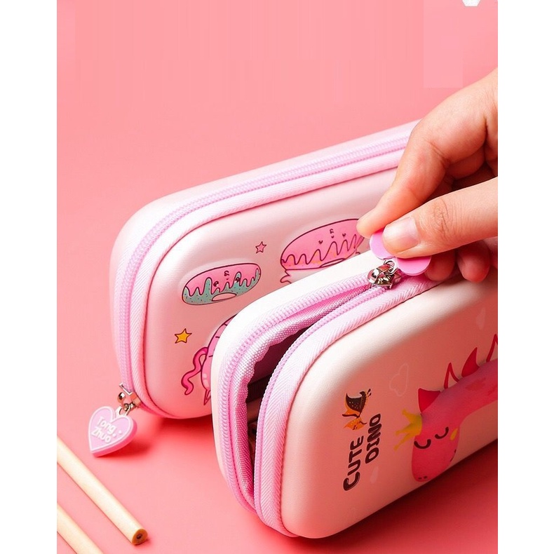 Hộp Bút In Lụa Họa Tiết Dễ Thương Sáng Tạo Cho Bé .