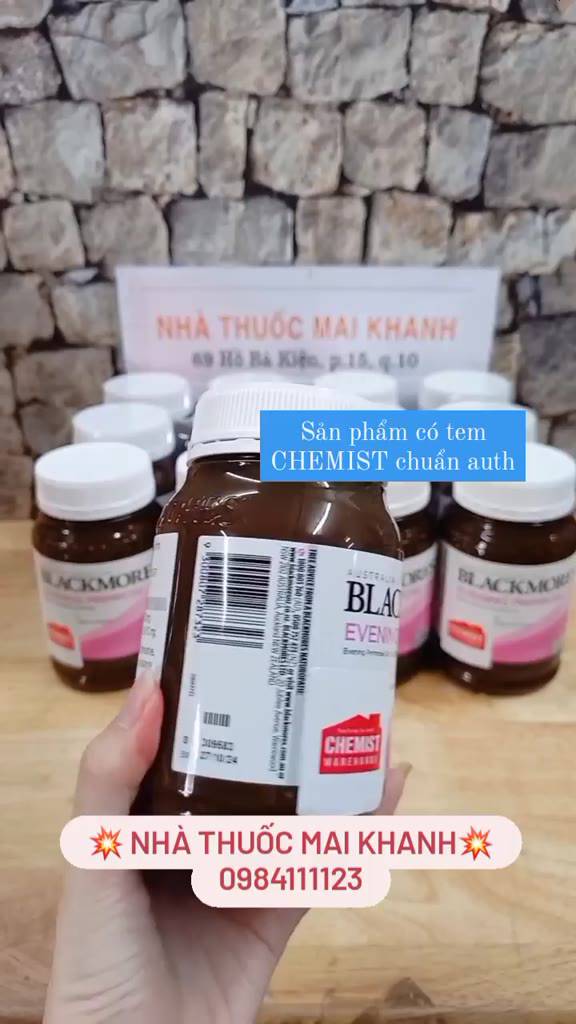 [ Date xa] Tinh dầu hoa anh thảo Evening Primrose Oil Blackmores Úc 190 viên, hỗ trợ cân bằng nội tiết tố, làm đẹp da | BigBuy360 - bigbuy360.vn