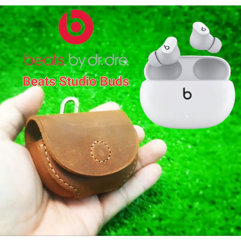 Bao da Beats Studio Buds kèm móc treo - đồ da handmade