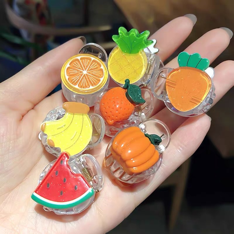 Kẹp Tóc Hình Hoa Quả Dễ Thương Cho Nữ