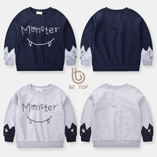 Áo nỉ monster cho bé trai siêu xinh