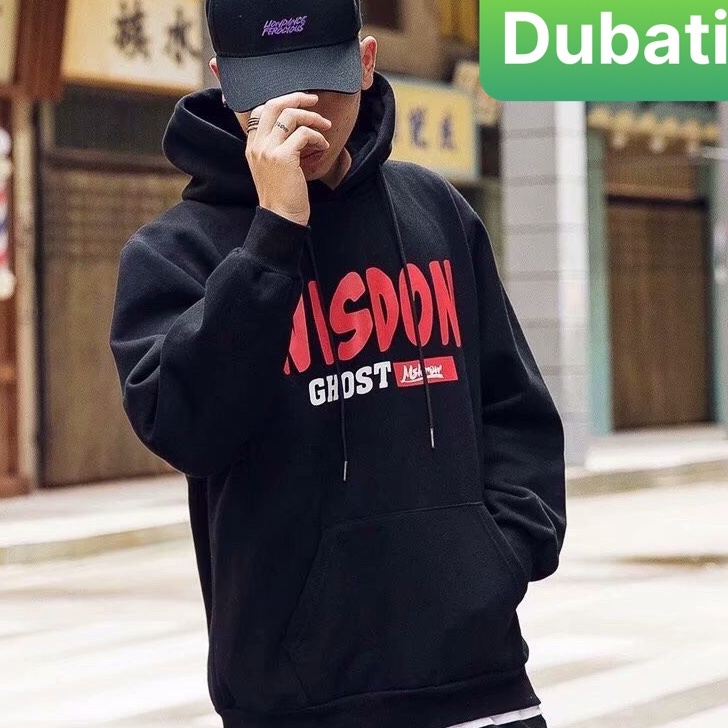 ÁO NỈ IN HÌNH MẶT QUỶ ĐỎ ĐẦU SỪNG SIÊU NÉT, ÁO HOODIE NAM NỮ FROM RỘNG CHẤT MỊN- DUBATI FASHION